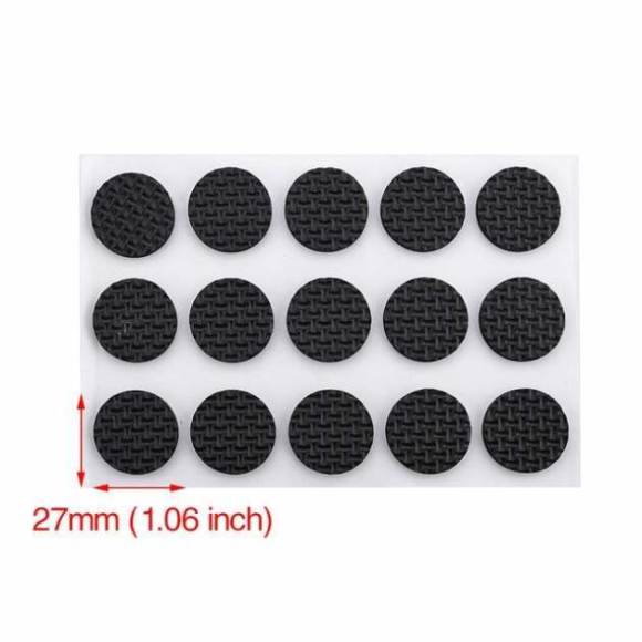KAK 1-24PCS Self Adhesive Furniture Leg Feet Rug Felt Pads Anti Slip Mat Bumper Damper For Chair Table Protector Hardware