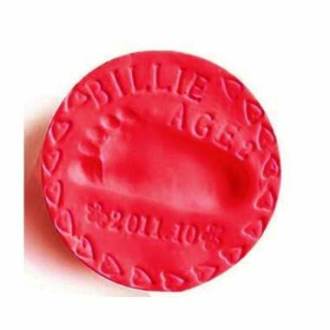 Baby footprint ultra light stereo Baby Care Air Drying Soft Clay Baby hand foot Imprint Kit Casting DIY Toys paw print pad 30g