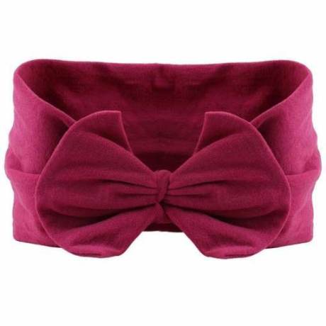 2019 New Baby Nylon Headband Soft Rabbit Bowknot Turban Hair Bands for Children Girls Elastic Headwrap Hair Accessories