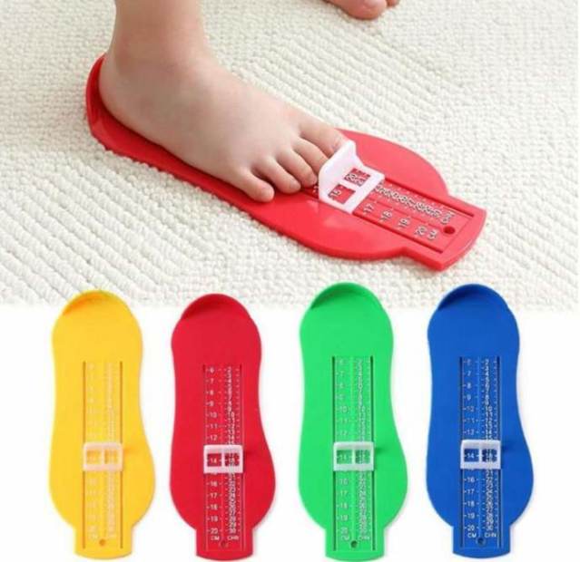 Baby Souvenirs Foot Shoe Size Measure Gauge Tool Device Measuring Ruler Novelty Footprint Makers Fun Funny Gadgets Birthday Gift