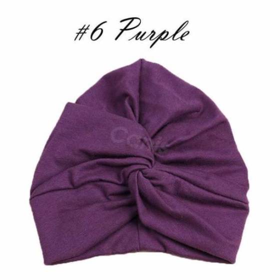 New Toddler Kids Baby Turban Head Wrap Hat Children Girls Cotton Blends Hat Lovely Soft Cute