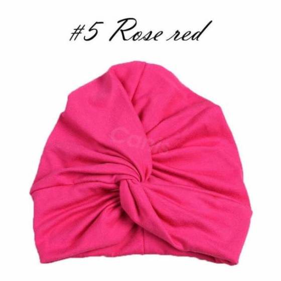 New Toddler Kids Baby Turban Head Wrap Hat Children Girls Cotton Blends Hat Lovely Soft Cute