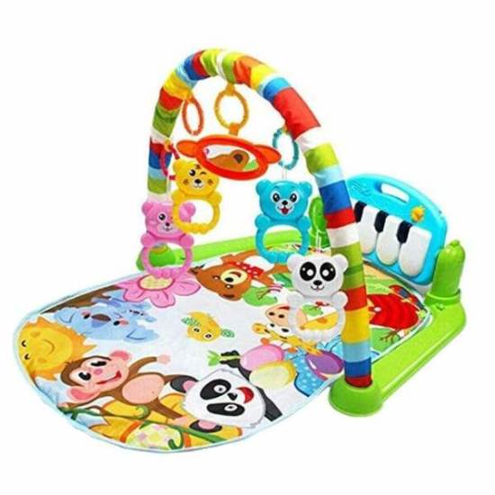 Children Fitness Rack Baby Gym Play Mat Infant Toys Piano Keyboard Music Blanket Intellectual Development Early Education Rug