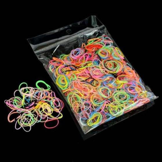 About 1000pcs/bag (small package) New Child Baby TPU Hair Holders Rubber Band Elastics Girl's Tie Gum Hair Accessories