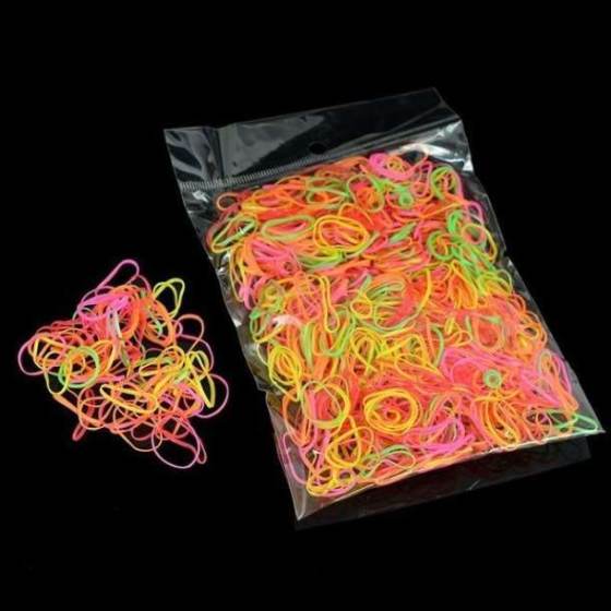 About 1000pcs/bag (small package) New Child Baby TPU Hair Holders Rubber Band Elastics Girl's Tie Gum Hair Accessories