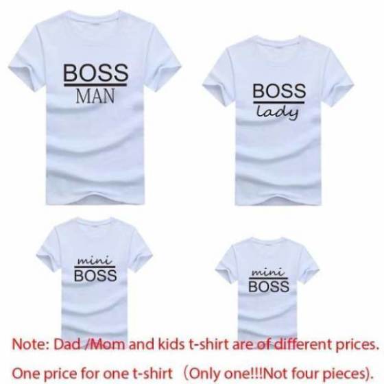 Gourd doll Family Matching Outfits Mommy Daddy Kid Son Baby T-Shirt Shirts Family Clothes Child T-Shirt Letter Print Tops