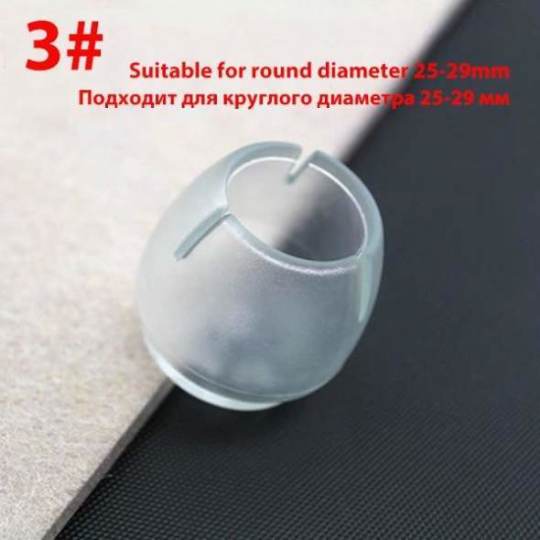 16Pcs/Lot Table Chair Leg Mat Silicone Non-slip Table Chair Leg Caps Foot Protection Bottom Cover Pads Wood Floor Protectors