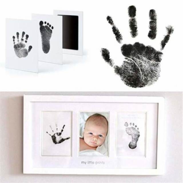 Baby Non-Toxic Handprint And Footprint Ink Pad Baby Items Souvenir Hand & Footprint Makers Learning Education Toy Hand Footprint