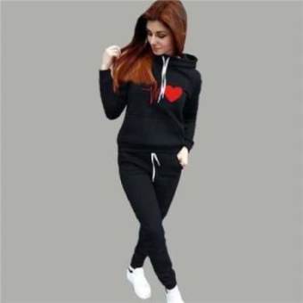 2019 Autumn Winter 2 Piece Set Women Hoodie Pants Printed Tracksuit Pullover Sweatshirt Trousers With Pockets Tracksuit Suits