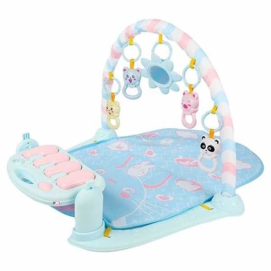 Children Fitness Rack Baby Gym Play Mat Infant Toys Piano Keyboard Music Blanket Intellectual Development Early Education Rug