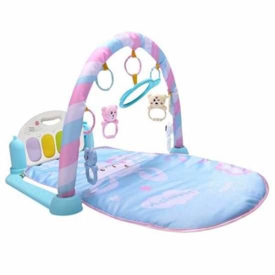 Children Fitness Rack Baby Gym Play Mat Infant Toys Piano Keyboard Music Blanket Intellectual Development Early Education Rug