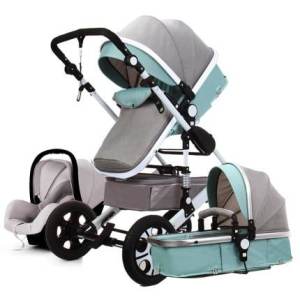 3 in 1 baby strollers and sleeping basket newborn 2 in 1 baby stroller Europe baby pram one parcel with car seat