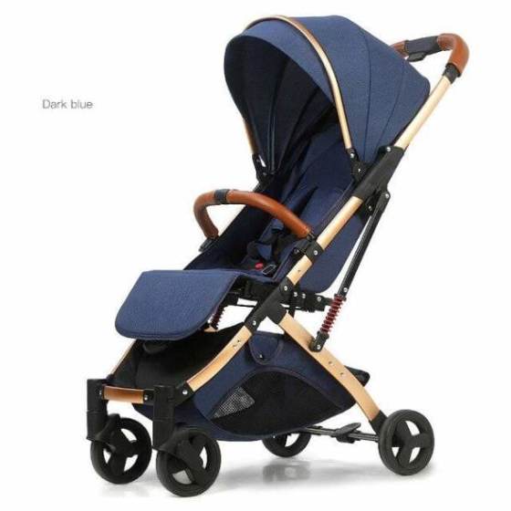 free shipping 5.8 kg Light stroller gold frame car Portable fold Umbrella baby stroller Newborn Travelling Pram on plane gifts