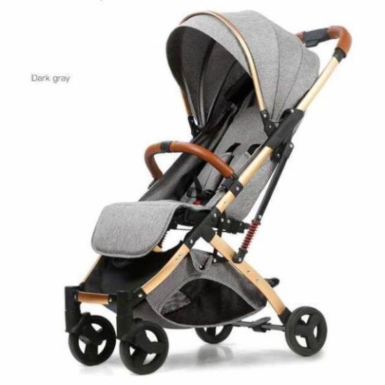 free shipping 5.8 kg Light stroller gold frame car Portable fold Umbrella baby stroller Newborn Travelling Pram on plane gifts