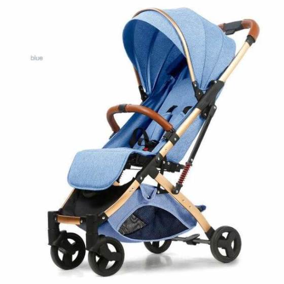 free shipping 5.8 kg Light stroller gold frame car Portable fold Umbrella baby stroller Newborn Travelling Pram on plane gifts