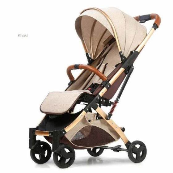 free shipping 5.8 kg Light stroller gold frame car Portable fold Umbrella baby stroller Newborn Travelling Pram on plane gifts