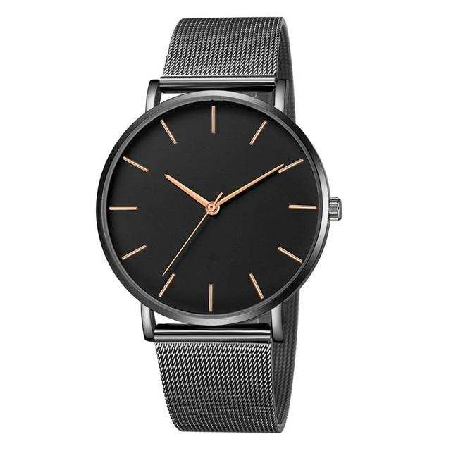 2019 ultra-fino rosa ouro relógio de malha minimalista feminino relógio montre femme relógios zegarek damski relojes para mujer reloj