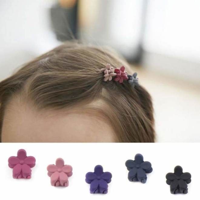 ideacherry 10 PCS Mini Hairpins New Kids Children Accessories Hairpins Baby Fabric Bow Flower Headwear Hair Clips Girl Headdress