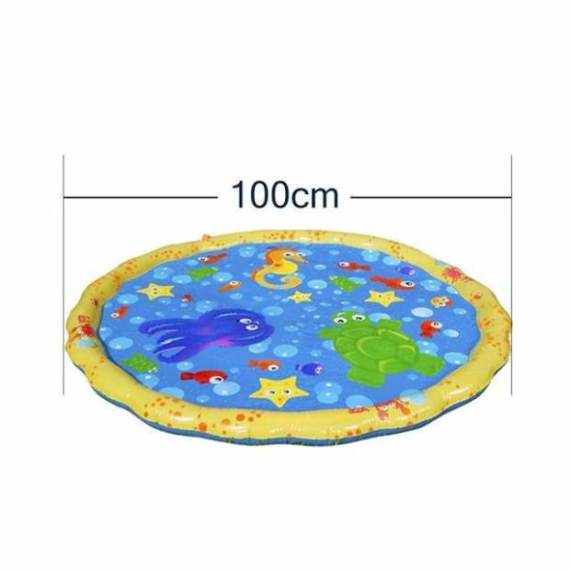 Inflatable Infants Tummy Time Activity Mat Baby Play Water Mat Toys for Kids Mat Summer Swimming Beach Pool Game Baby Gyms Mat