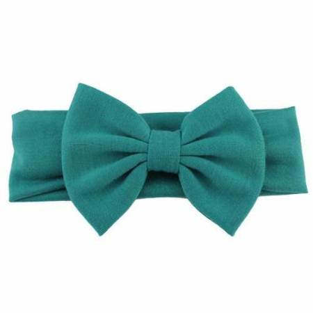 2019 New Cotton Elastic Newborn Baby Girls Solid Color Headband Bowknot Hair Band Children Infant Headband bandeau bebe