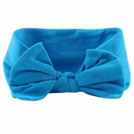 2019 New Baby Nylon Headband Soft Rabbit Bowknot Turban Hair Bands for Children Girls Elastic Headwrap Hair Accessories