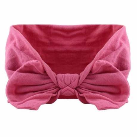 2019 New Baby Nylon Headband Soft Rabbit Bowknot Turban Hair Bands for Children Girls Elastic Headwrap Hair Accessories