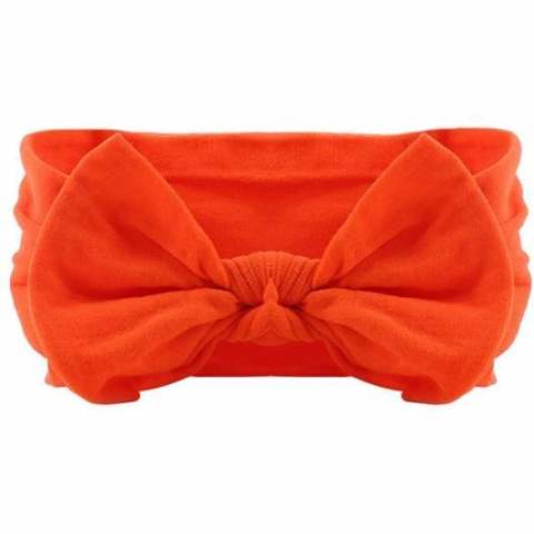 2019 New Baby Nylon Headband Soft Rabbit Bowknot Turban Hair Bands for Children Girls Elastic Headwrap Hair Accessories