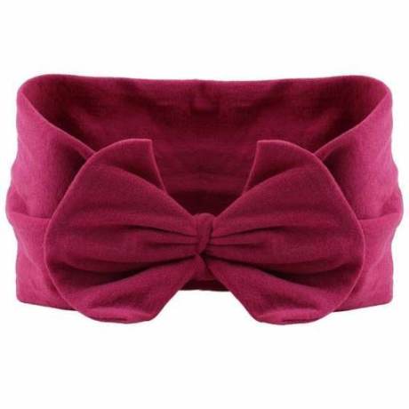 2019 New Baby Nylon Headband Soft Rabbit Bowknot Turban Hair Bands for Children Girls Elastic Headwrap Hair Accessories