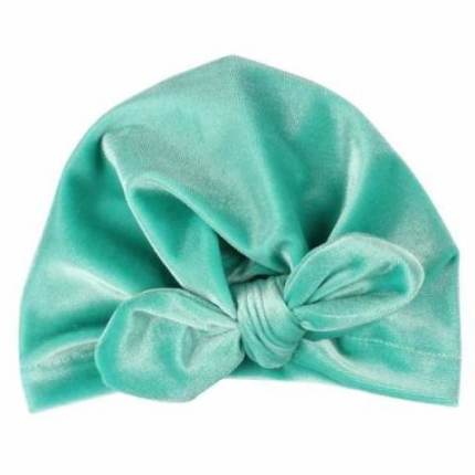 title is : 10 Colors Baby Headbands Rubber Ear Velvet Headbands Toddler Winter Warm Baby Turban Beanie Hat Elastic Head Band Headdress